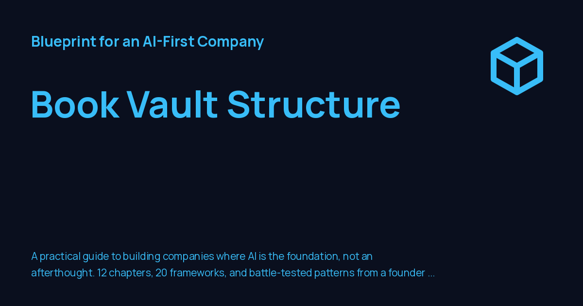Book Vault Structure - Blueprint for an AI-First Company
